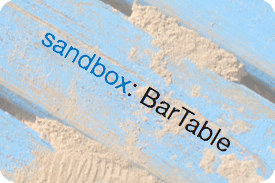 Sandbox module: BarTables